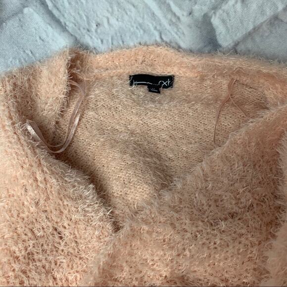 NWT RXB Open Front Fuzzy Eyelash Cardigan, Size M - Picture 2 of 5